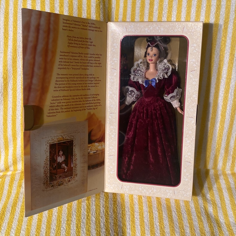 Sentimental Valentine Barbie for Hallmark by Mattel